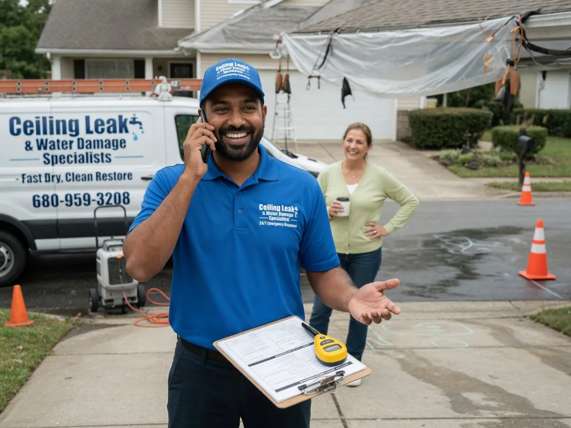 Ceiling Leak Cleanup Mullica Hill, NJ FAQs